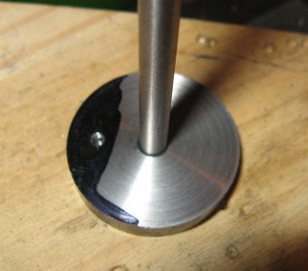 Marking the crank pin hole